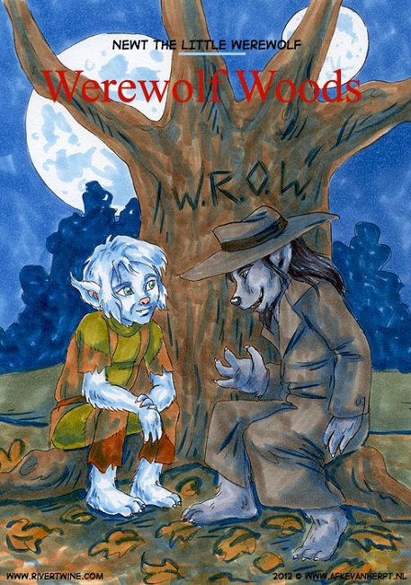 2012 AU Childrens Books Contest: Newt & Farscout as Dolfje & Grandpa (Dolfje the Little Werewolf)
