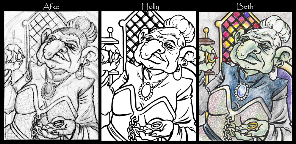 Bridgepin progression (2015 Artists Take Turns Project)