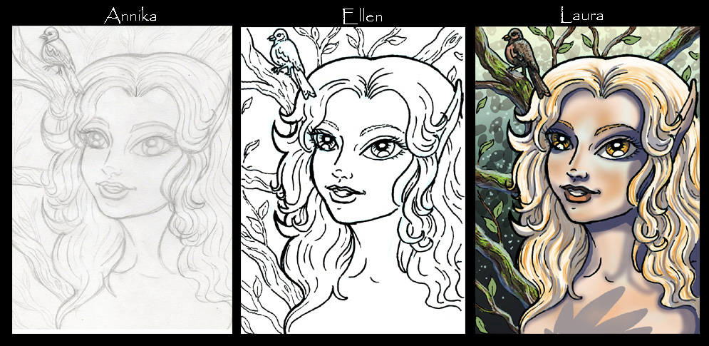 Finch progression (2014 Artists Take Turns Project)