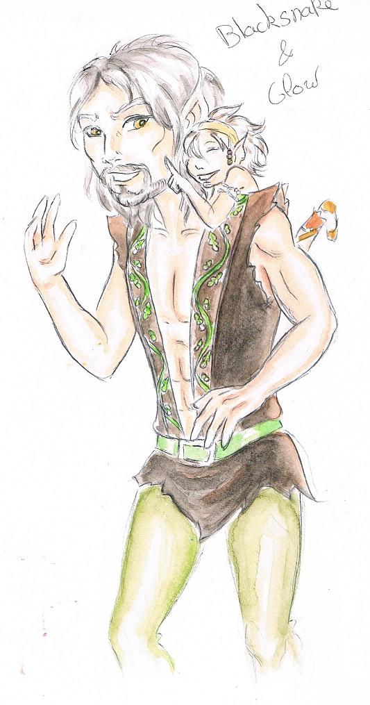 Blacksnake & Glow (July/Aug art trade)