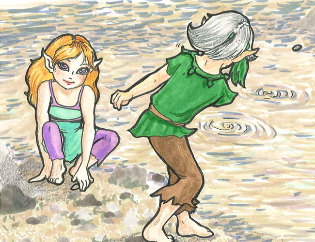 Copper & Cinder:  skipping stones