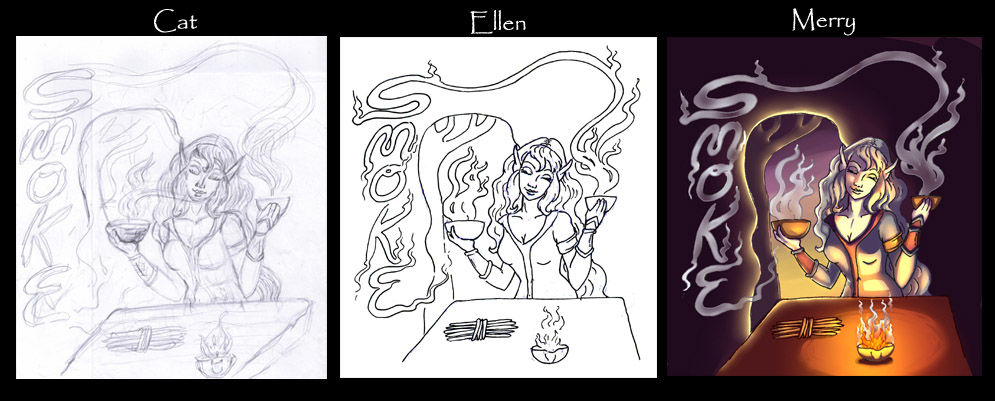 Smoke progression (2015 Artists Take Turns Project)