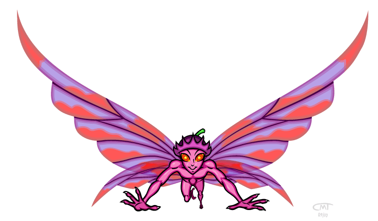 Summer 2010 Comics AU Contest: Berryflop in 3D (2D master image)