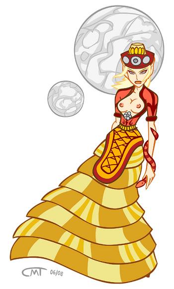 Myth, Legends & Fairy Tales Contest 2008:  Feverease as a Minoan fertility goddes