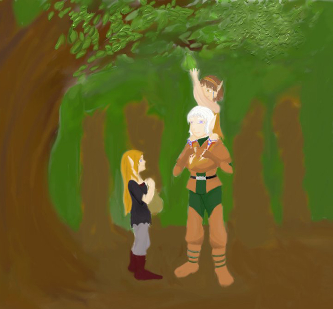 Copper, Newt & Glow (May/June 2011 art trade)