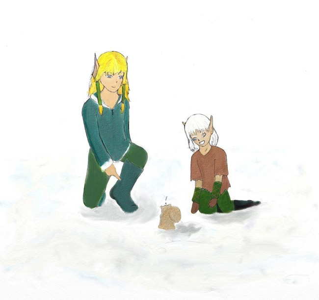 True Edge & young Quick Fang (Secret Santa 2010)