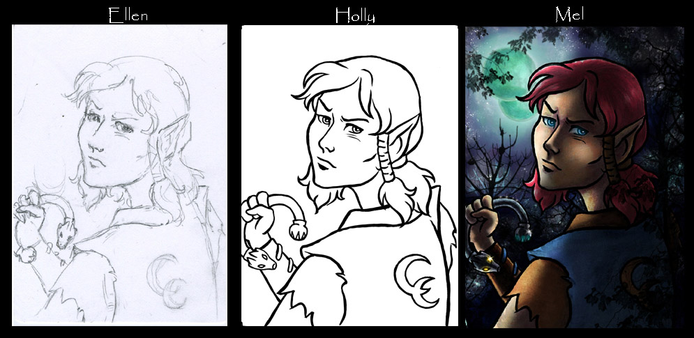 Windburn progression (2014 Artists Take Turns Project)