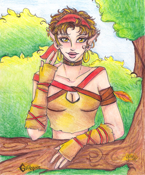 2008 CoA Art Trade: Goldspice
