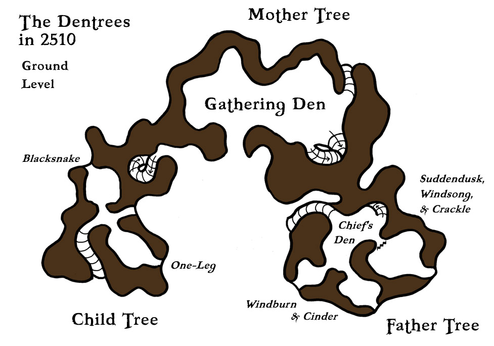 Dentrees in 2510 - Ground Level