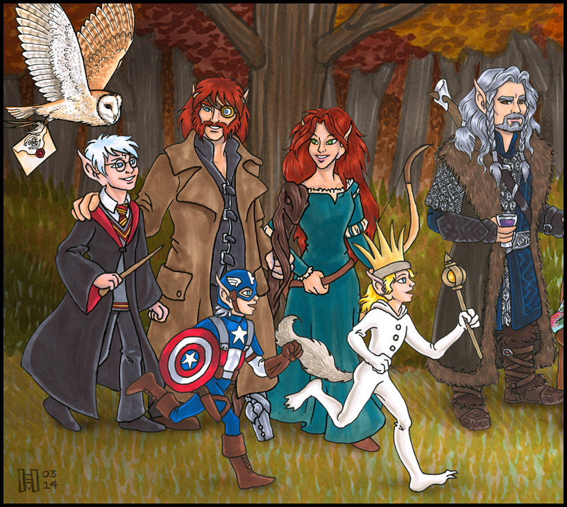 River Twine Halloween - Detail #1 (2013 AU Costume Party Challenge)