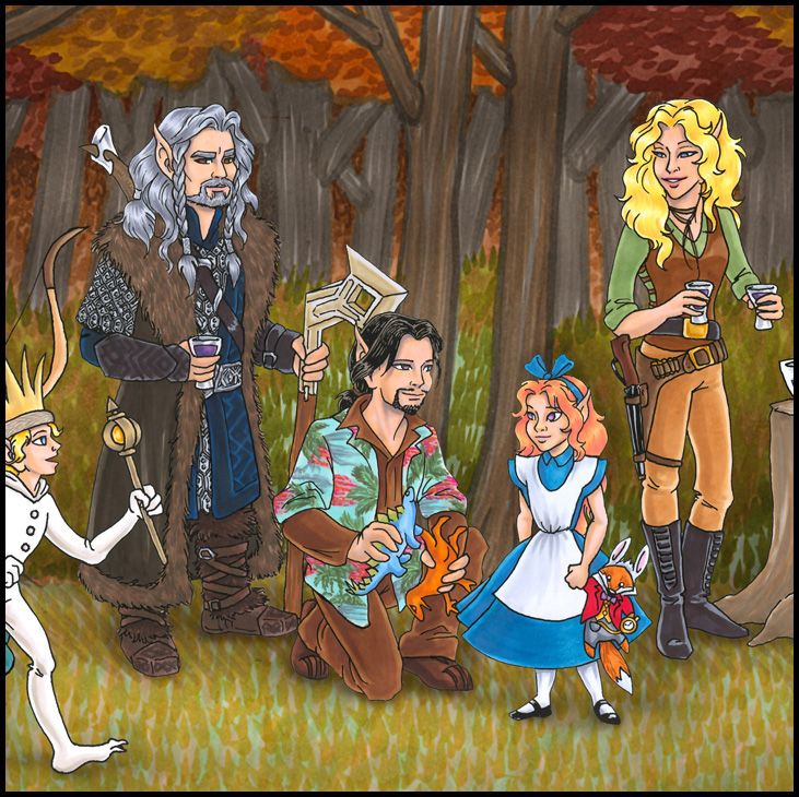 River Twine Halloween - Detail #2 (2013 AU Costume Party Challenge)