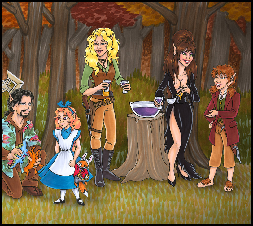 River Twine Halloween - Detail #3 (2013 AU Costume Party Challenge)