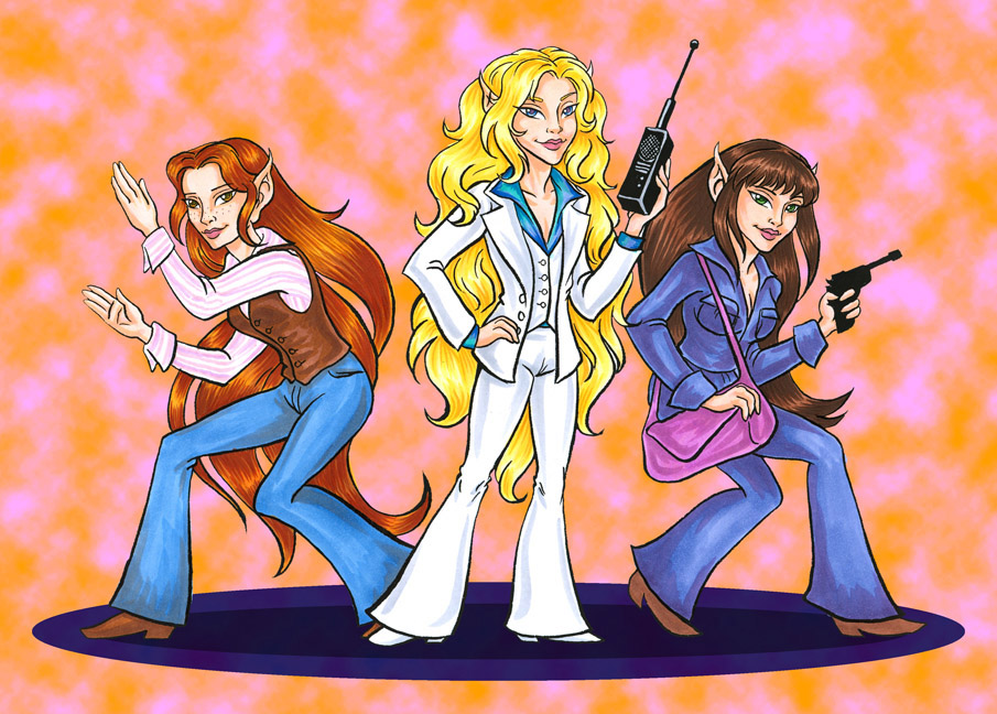 Spring 2009 TV AU Contest: Kestrel, Brightwood & Starskimmer as Charlie's Angels