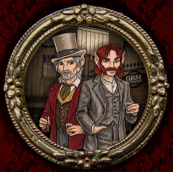 Spring 2009 TV AU Contest:  Blacksnake as Cy Tolliver & One-Leg as Al Swearingen (HBO's Deadwood)