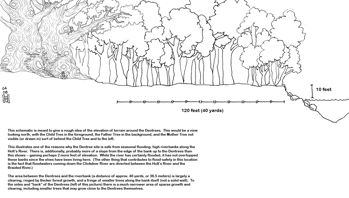 Dentree Elevation Map
