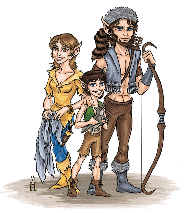 Doeskin, young Rainpace, & Ringtail (RTH 2265)