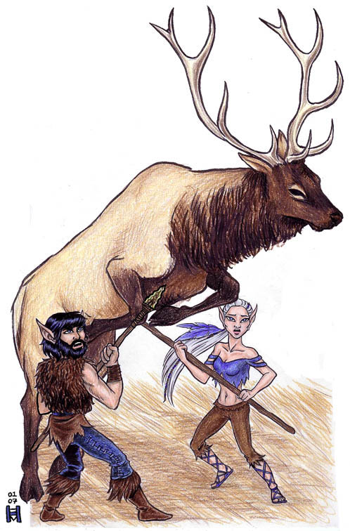 Illo for 'Fletcher' (Bearheart & Snowfall)