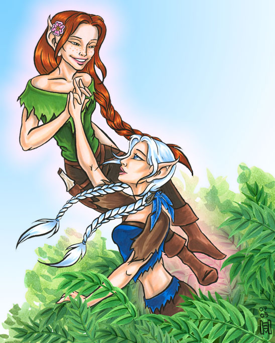 Summer 2009 First Love Contest:  Kestrel & Snowfall