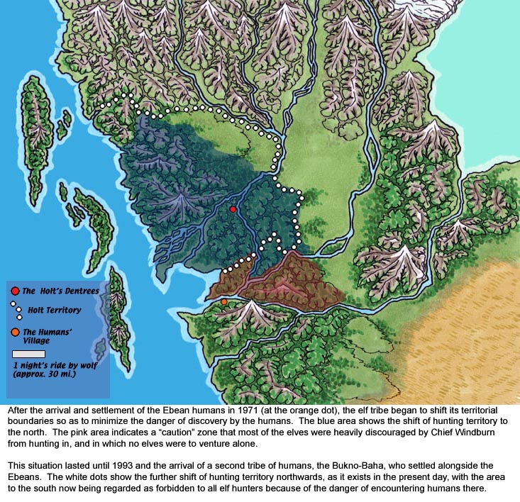 Holt Map -- years RTH 1971 to 1993
