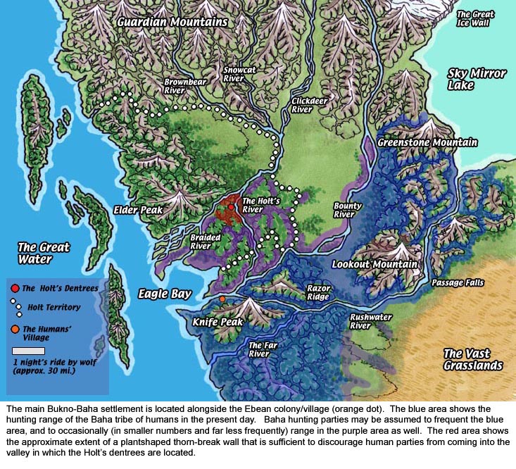 Holt map - Human Presence - Bukno-Baha