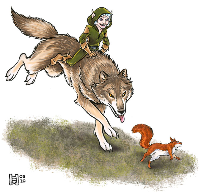 Newt & Browncoat (March/April 2010 art trade)