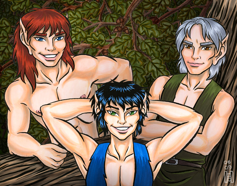 Young brothers:  Axehand, Blackberry & Blacksnake