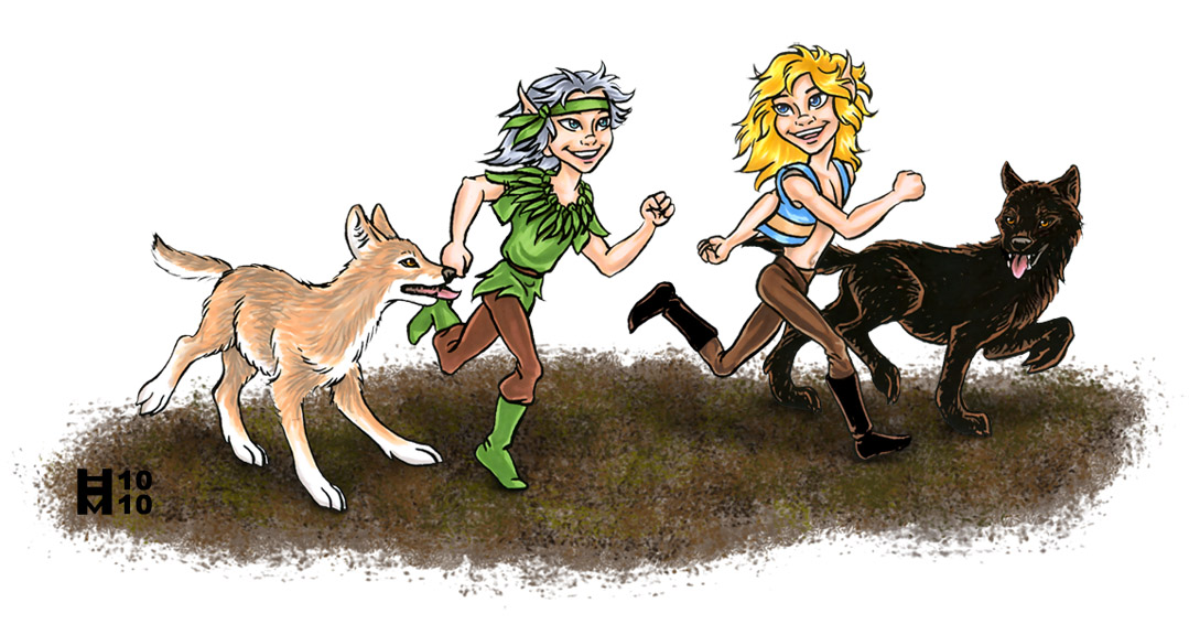 Cinder & Rill (July/August 2010 art trade)