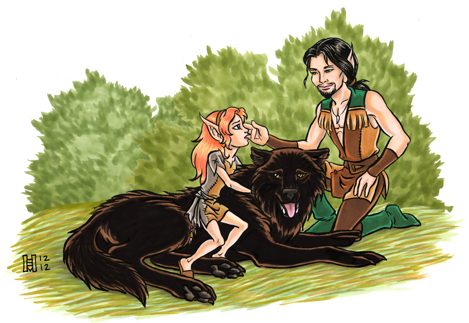 Secret Santa 2012:  Illustration to 