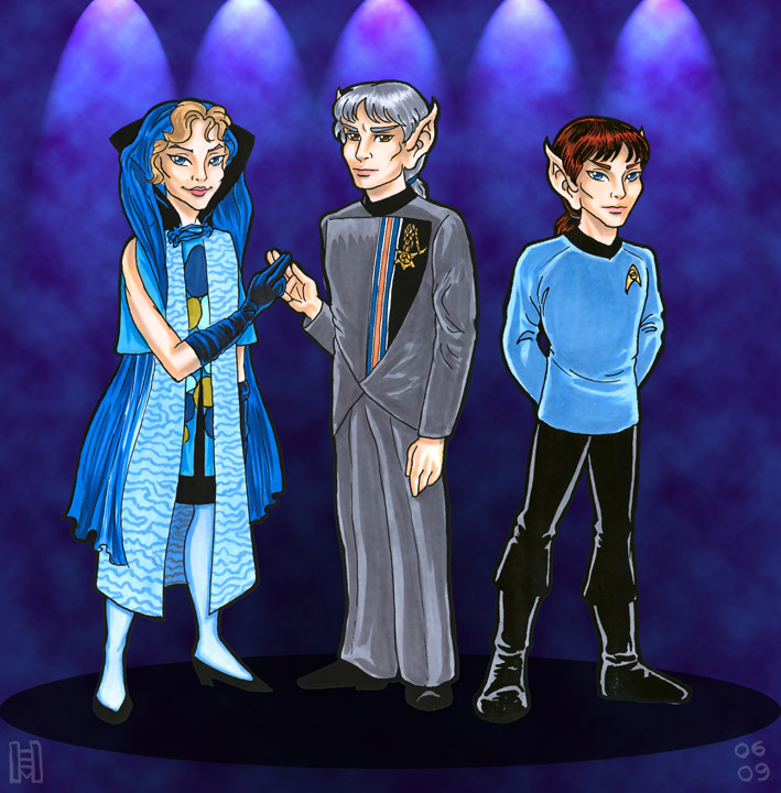 Spring 2009 TV AU Contest:  Easysinger, Blacksnake & Windburn (Amanda, Sarek & Spock)