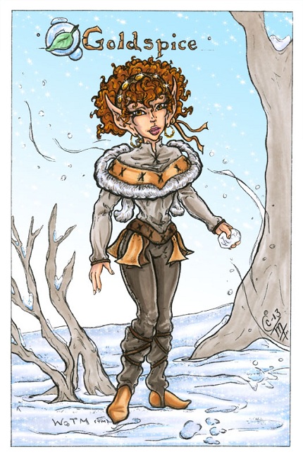Goldspice: Tracks of Winter (RTH 2511) (colors by Holly)