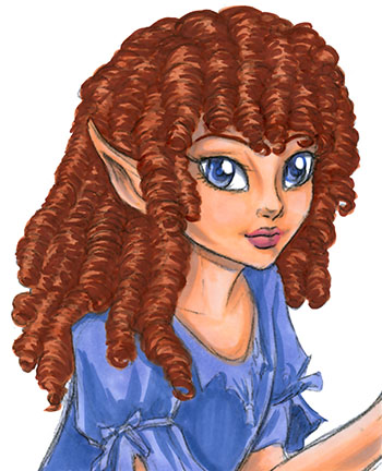 Dapple (original art by Valkyrie; colors by Holly)