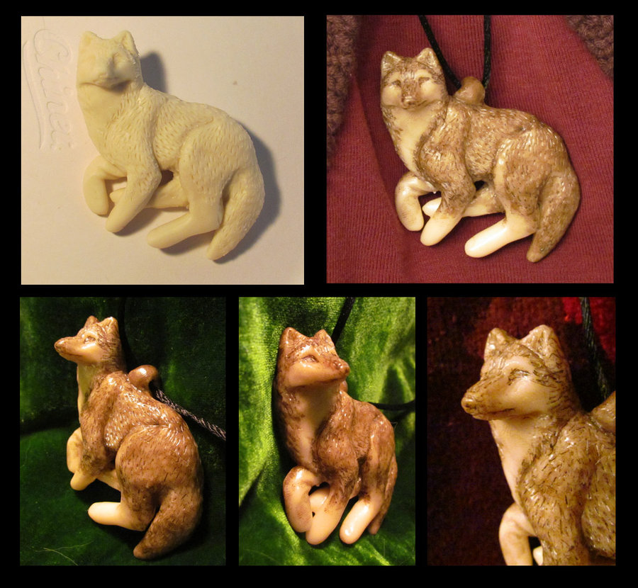 Wolf Pendant (Illo for 