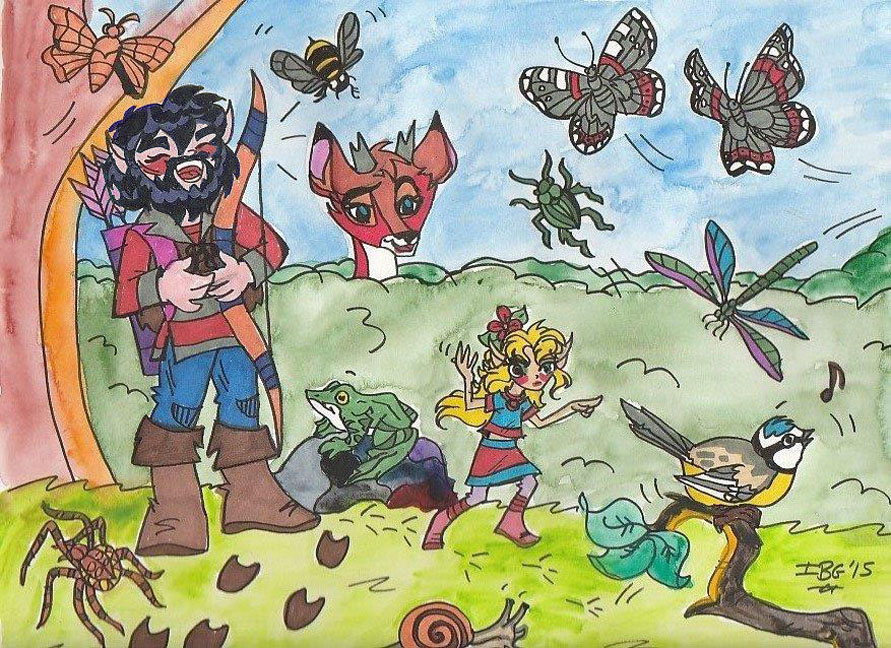 Bearheart and Goldfinch, tracking (2015 Random Ancestors Contest)