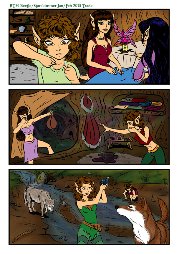 Beetle & Starskimmer (2013 Jan/Feb Art Trade; 2013 Arts & Crafts Contest)