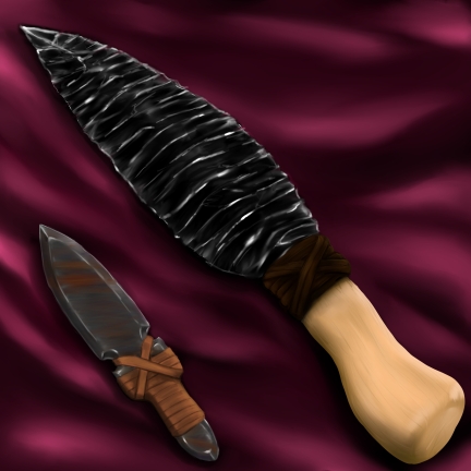 Dagger's favorite blades -- Deepfang & Streaker (Submission Achievement: Prize Angel Trophy)