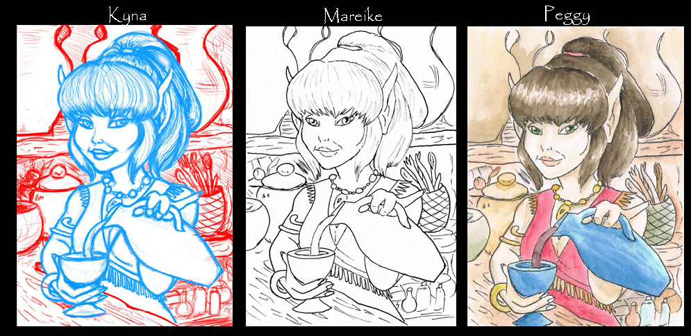 Starskimmer progression (2014 Artists Take Turns Project)