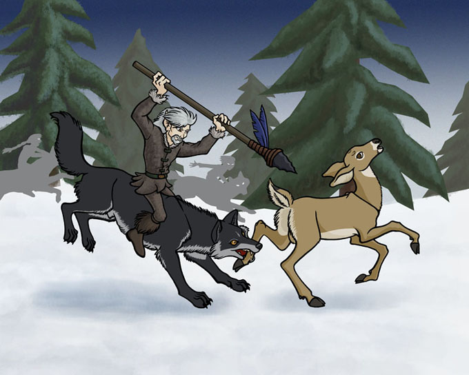 Blacksnake & Wasp (Jan/Feb 2011 art trade)