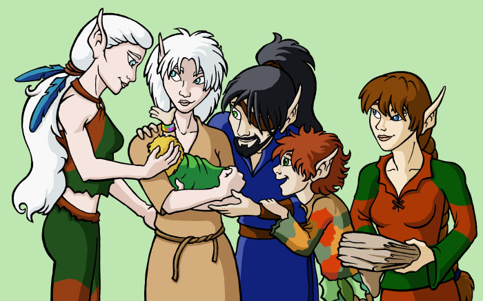 Quick Fang and Suddendusk's new baby, Rill!