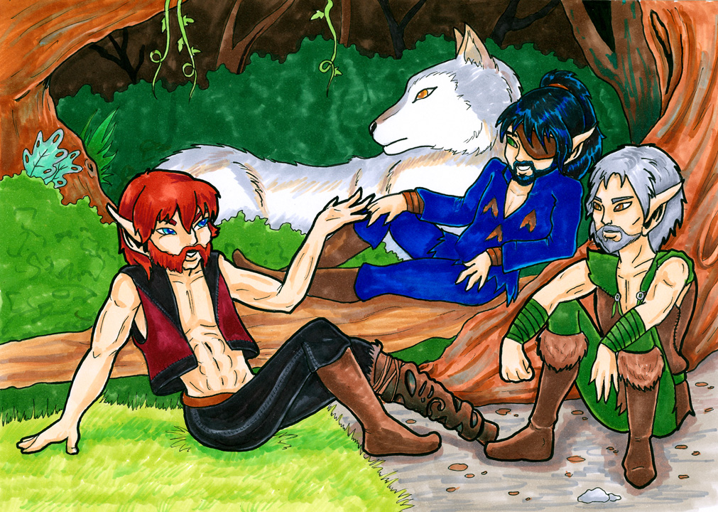 Brothers (One-Leg, Suddendusk & Blacksnake) (Howls for Holly)