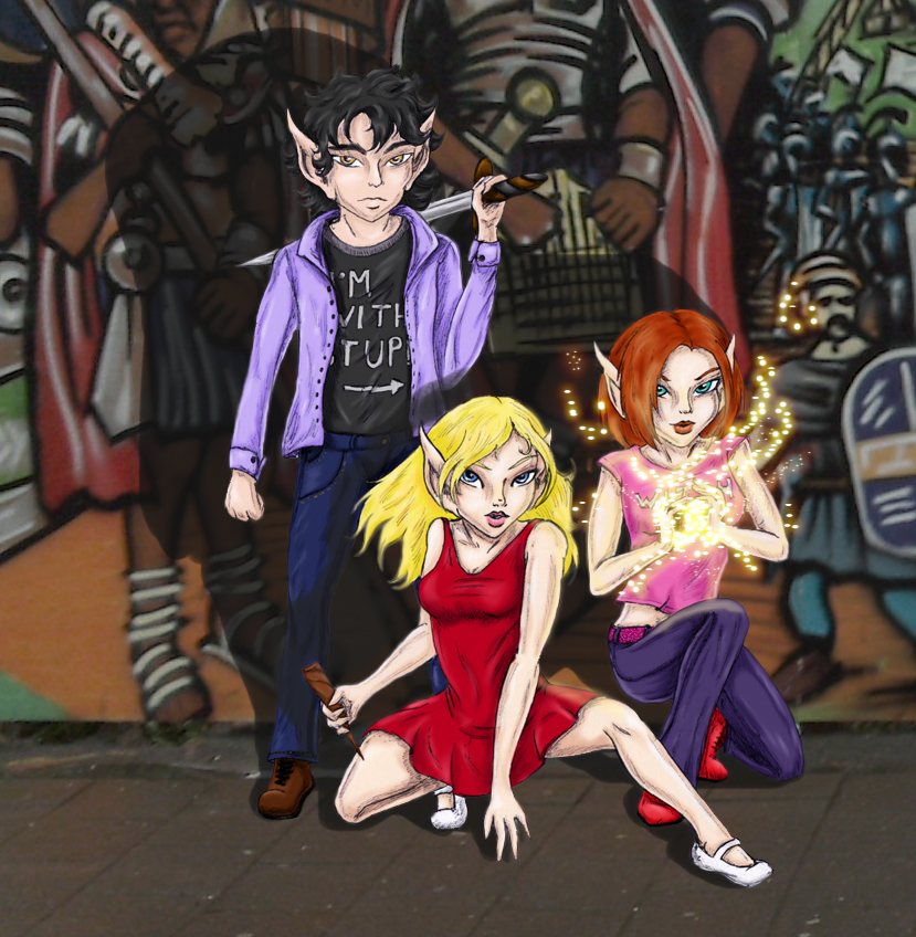 Spring 2009 TV AU Contest: Ancestral Buffyverse (Growler as Xander, Lacewing as Buffy, and Minx as W