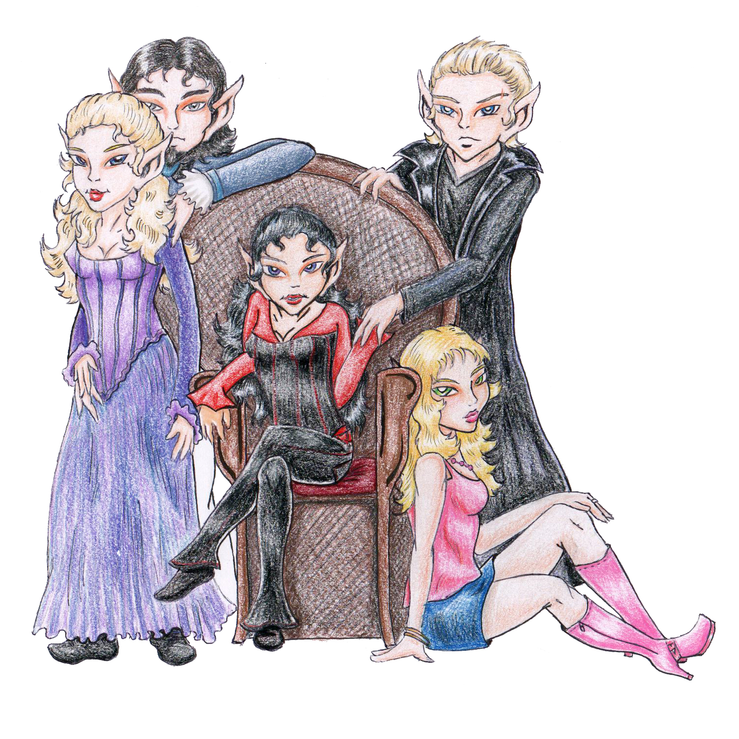 Spring 2009 TV AU Contest:  Vampires of Buffyverse (see comments for caption)