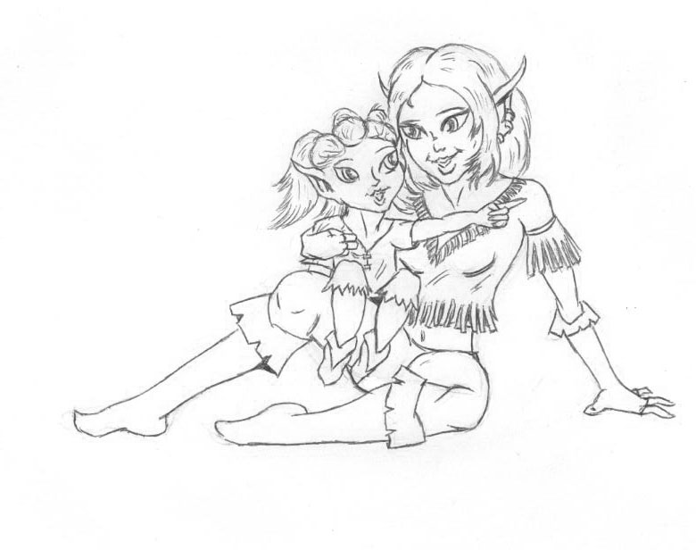 Snowfall (as a child) & Dreamberry