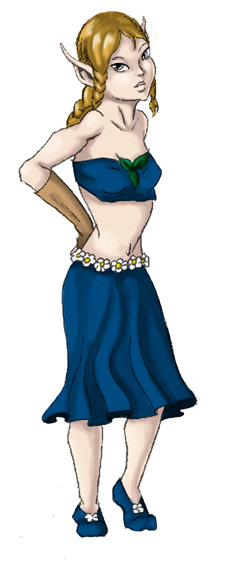 Littlepaw (art by Linda, colors by Trena)