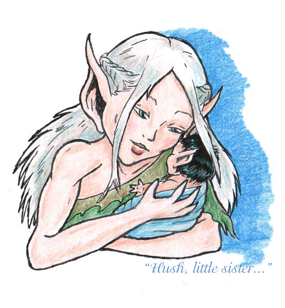 Snowfall & an infant Nightstorm