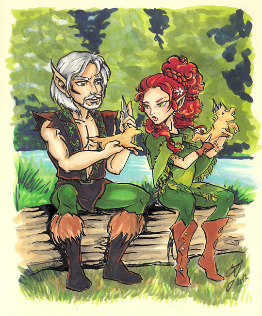 Blacksnake & Evervale (Jan/Feb 2012 art trade)