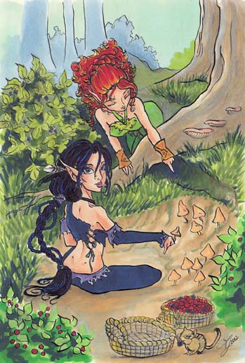 Nightstorm & Evervale (2012 Jan/Feb art trade)