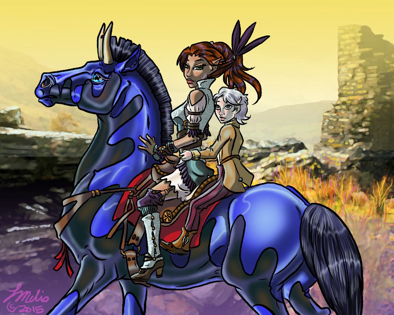 Steampunk Fantasy Crackle & Cinder (2015 AU Not-Wolfriders Contest)