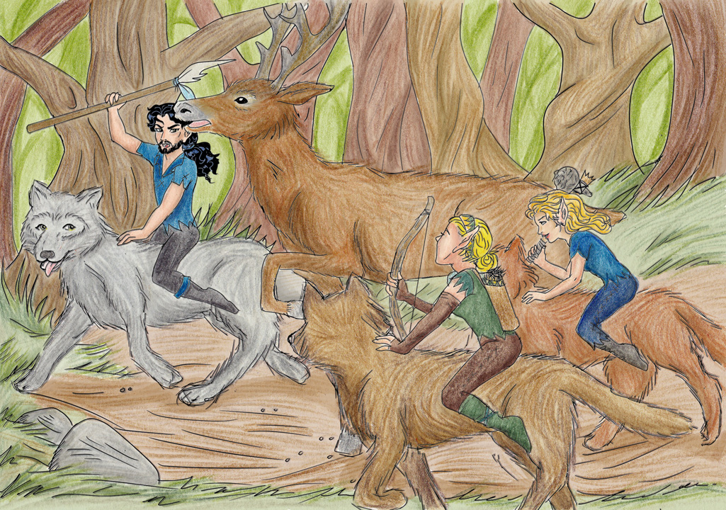 Family Hunt (Raven, Finch and Windsong) (Howls for Holly)