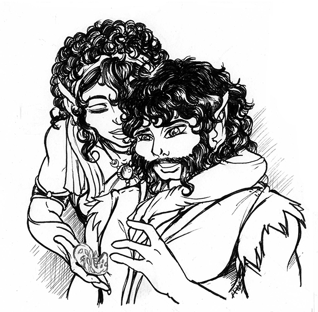 Stoneback & Cloudchase (2013 Treasure Hunt) (2013 Family Time Contest) (illo for