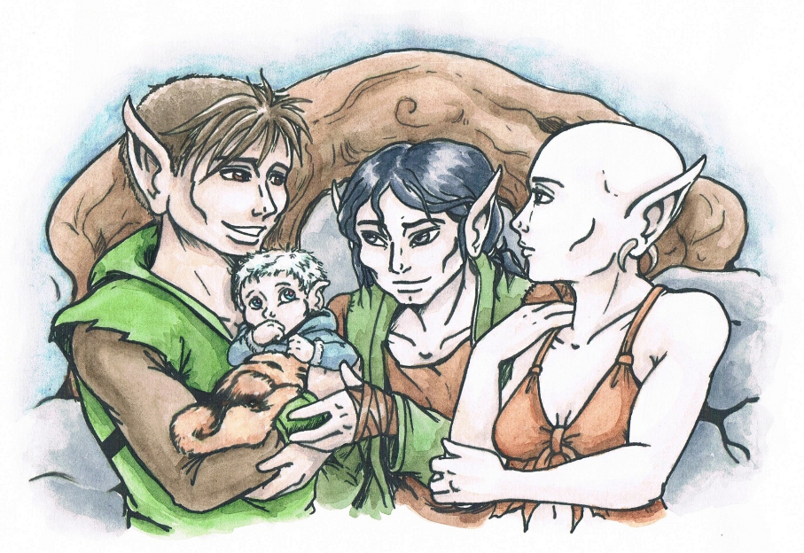 Project Farscout:  Turtle, Ice & Farscout with baby Newt (RTH 1909)